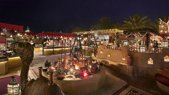 Authentic set at Bab Al Shams Resort.